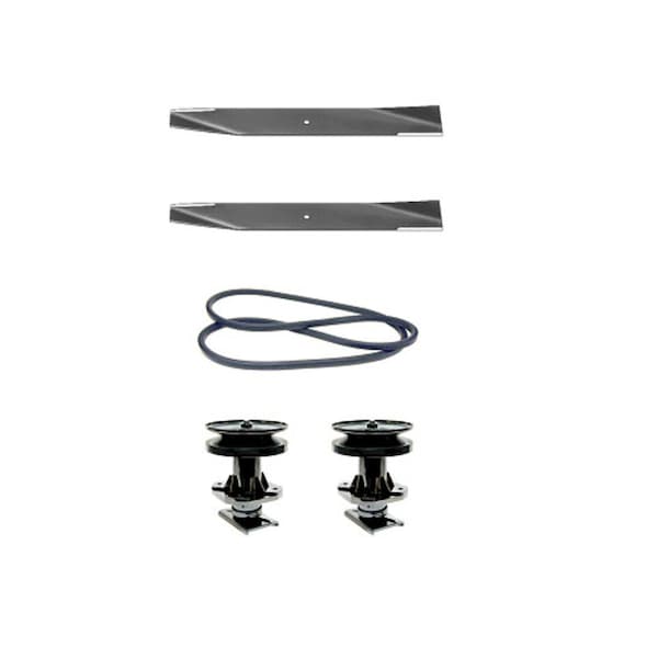 Aic Replacement Parts 38 Mower Deck Rebuild Kit With Pulleys Belt Fits Sears Craftsman Blades 25036-BELT&SPINDLE - main